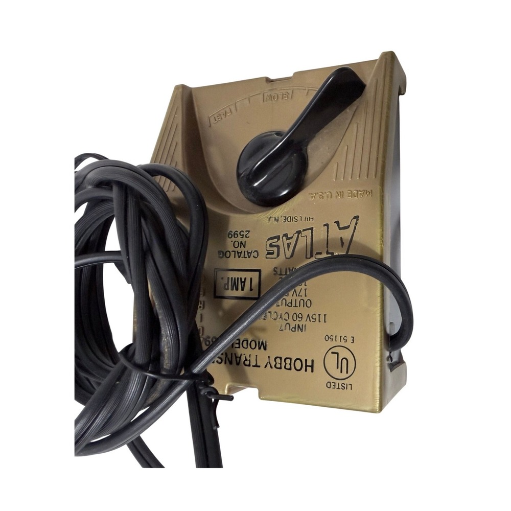 Atlas Model 269 Hobby Transformer 1 Amp 10 Watts Train Power Pack Gold 2599 - Picture 2 of 7